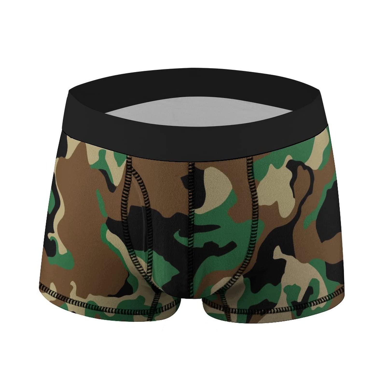 Amazon.co.jp: メンズ ボクサーパンツ 迷彩柄 軍緑色